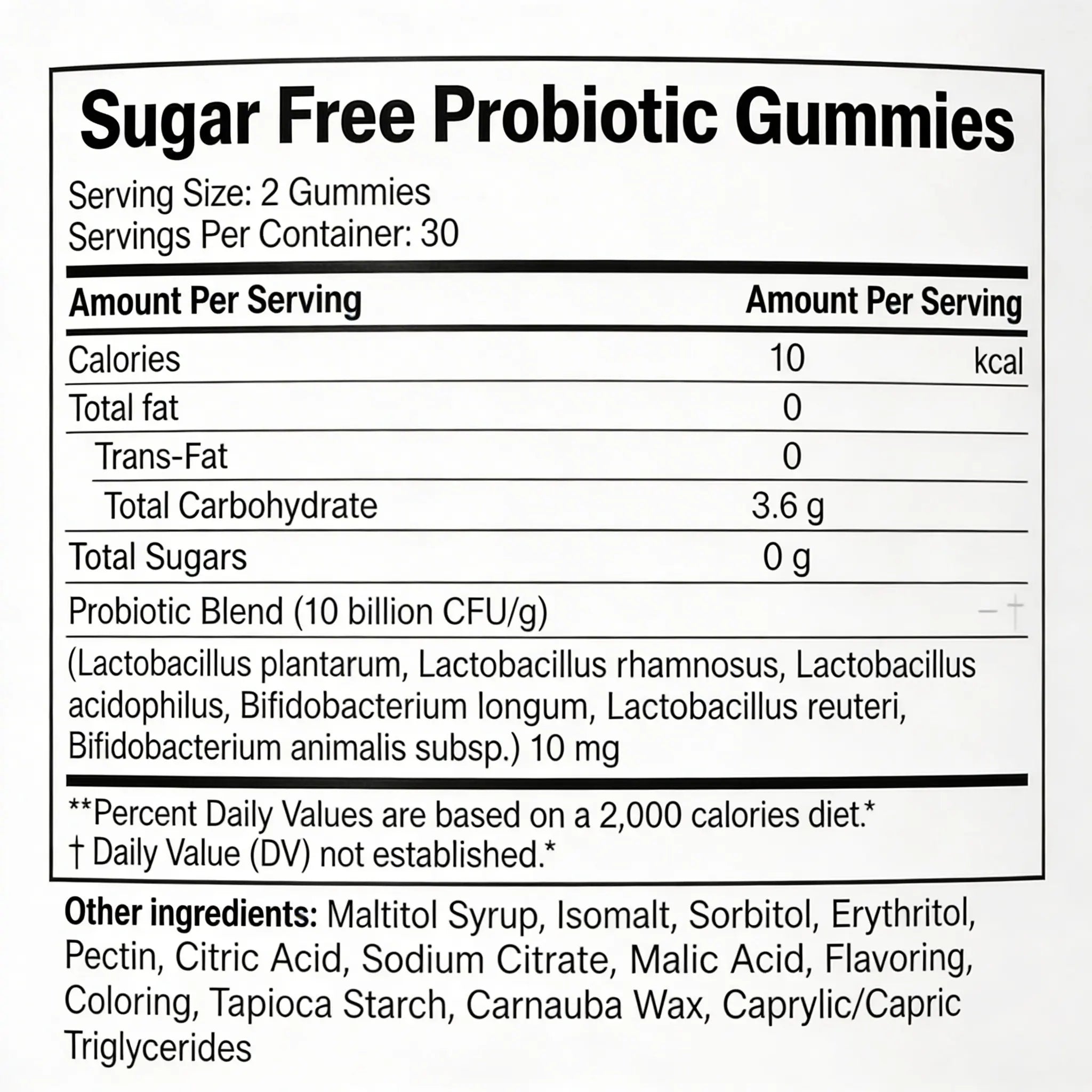 SPNutrition Probiotic Gummies (30 Day Supply)
